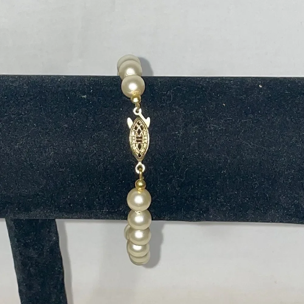 Faux Pearl Bracelets